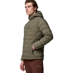 Drift Peak Stretch Down Hooded Jacket - Men's