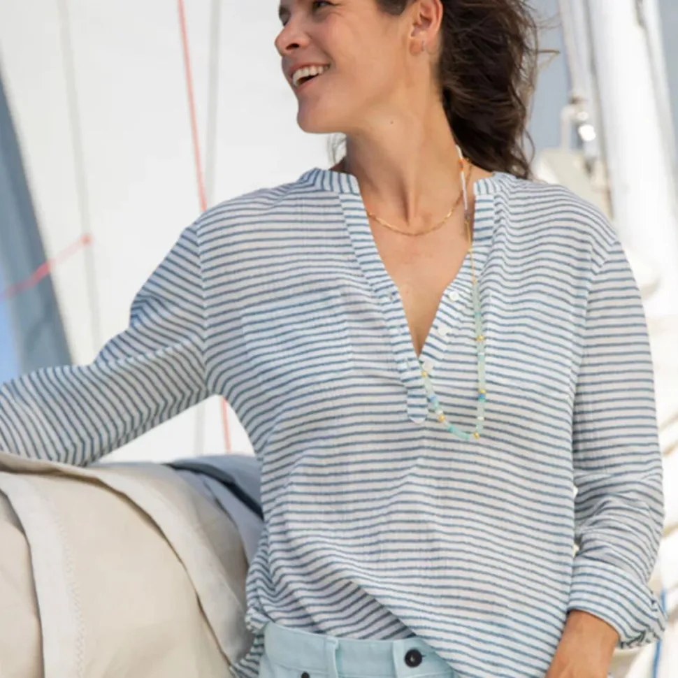 Dylan Gauze Shirt - Women's