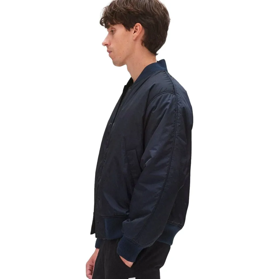 Econyl Satin Nylon Stadium Jacket - Men's