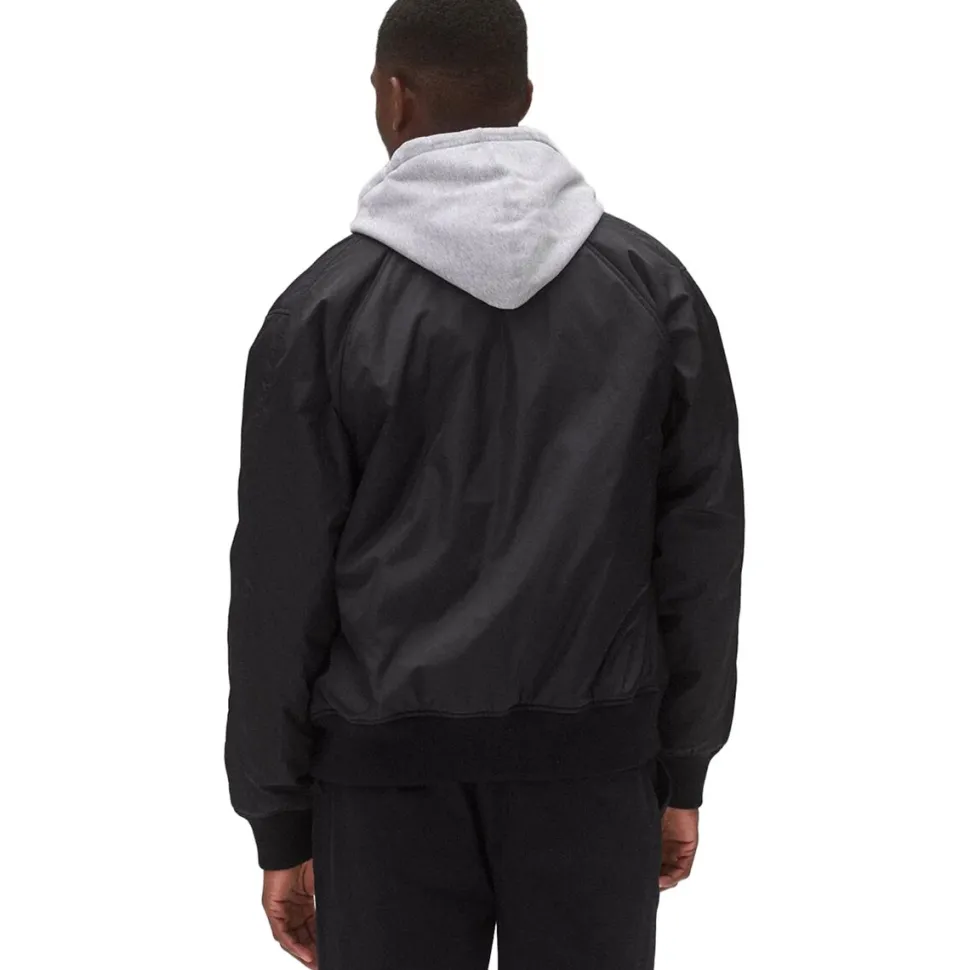 Econyl Satin Nylon Stadium Jacket - Men's