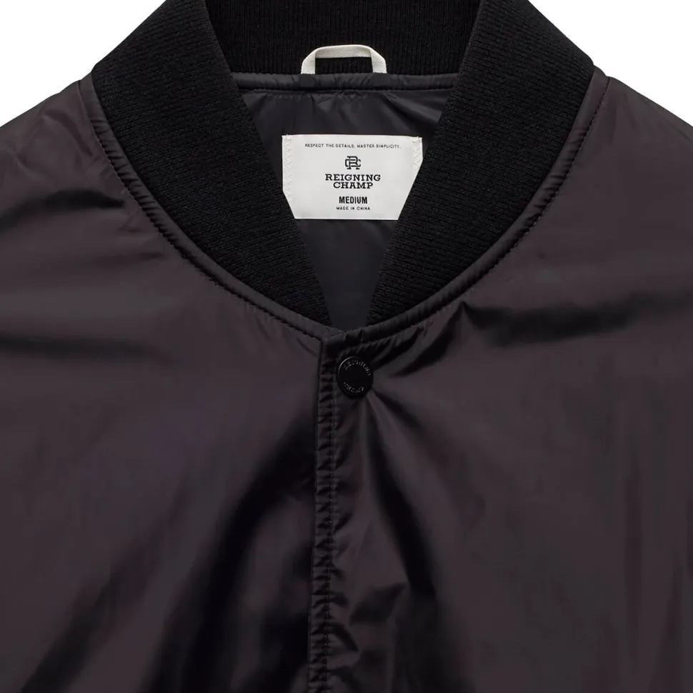 Econyl Satin Nylon Stadium Jacket - Men's