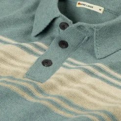 Ellias Chest Stripe Sweater Polo - Men's