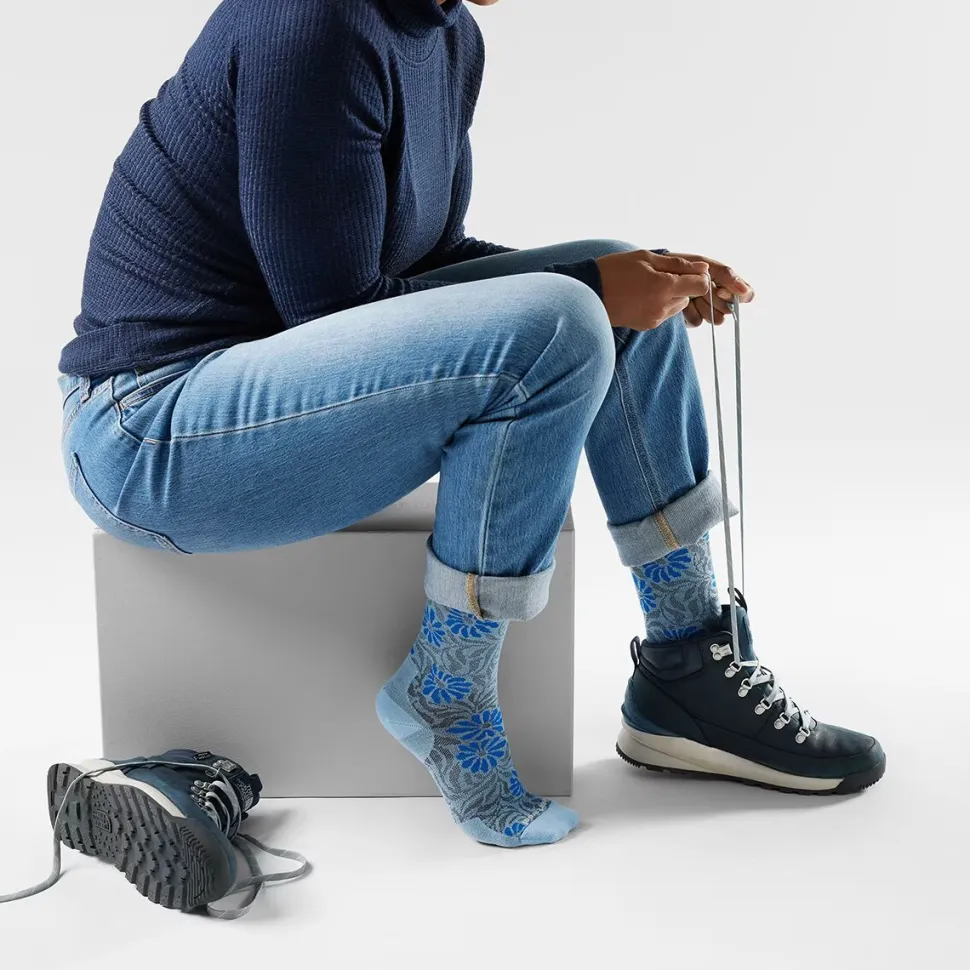 Everyday Floral Crew Sock