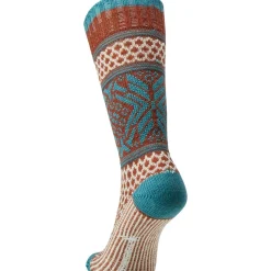 Everyday Popcorn Snowflake Pattern Crew Sock - Women's