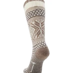 Everyday Popcorn Snowflake Pattern Crew Sock - Women's