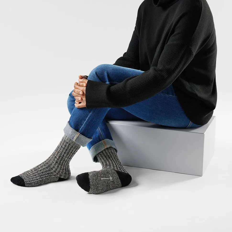 Everyday Waffle Press Crew Sock