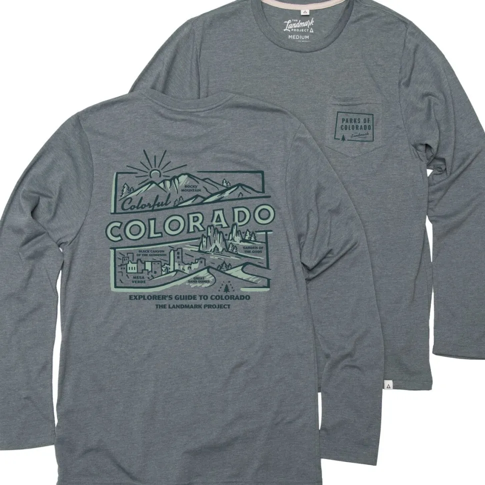Explore Colorado Long-Sleeve Pocket T-Shirt