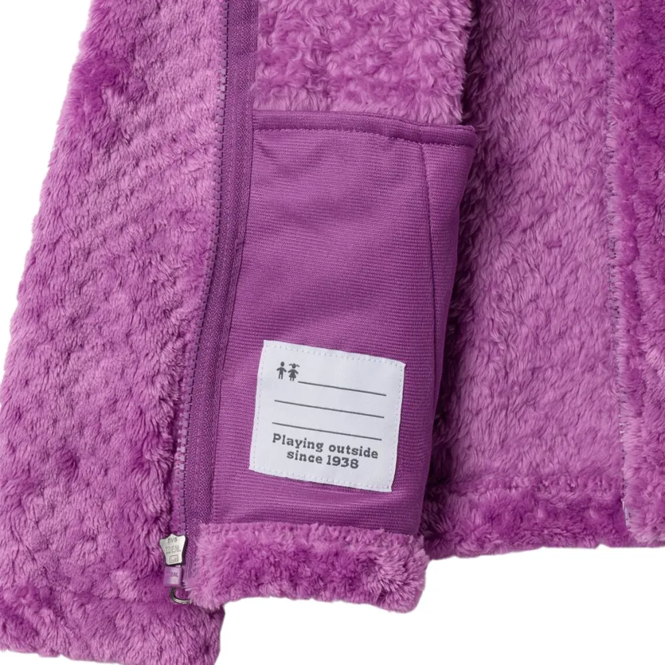 Fire Side Sherpa Hybrid Full-Zip Fleece Jacket - Girls'