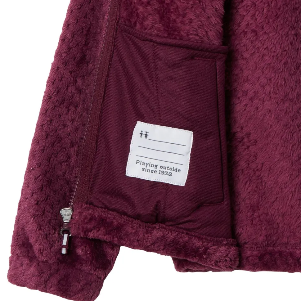 Fire Side Sherpa Hybrid Full-Zip Fleece Jacket - Girls'