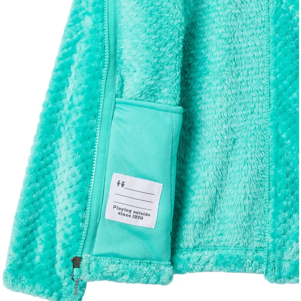 Fire Side Sherpa Hybrid Full-Zip Fleece Jacket - Girls'