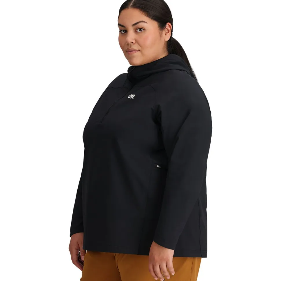 Freewheel 1/2-Zip Plus Hoodie - Women's