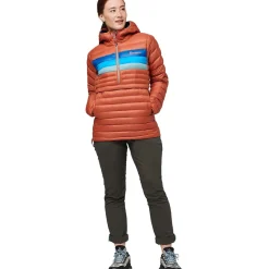 Fuego Down Hooded Pullover - Women's