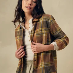 Golden Canyon Flannel Shirt - Women's