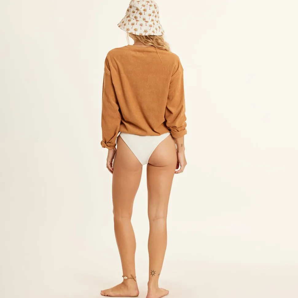 Gone Coastal Terry Fleece Sweatshirt - Women's