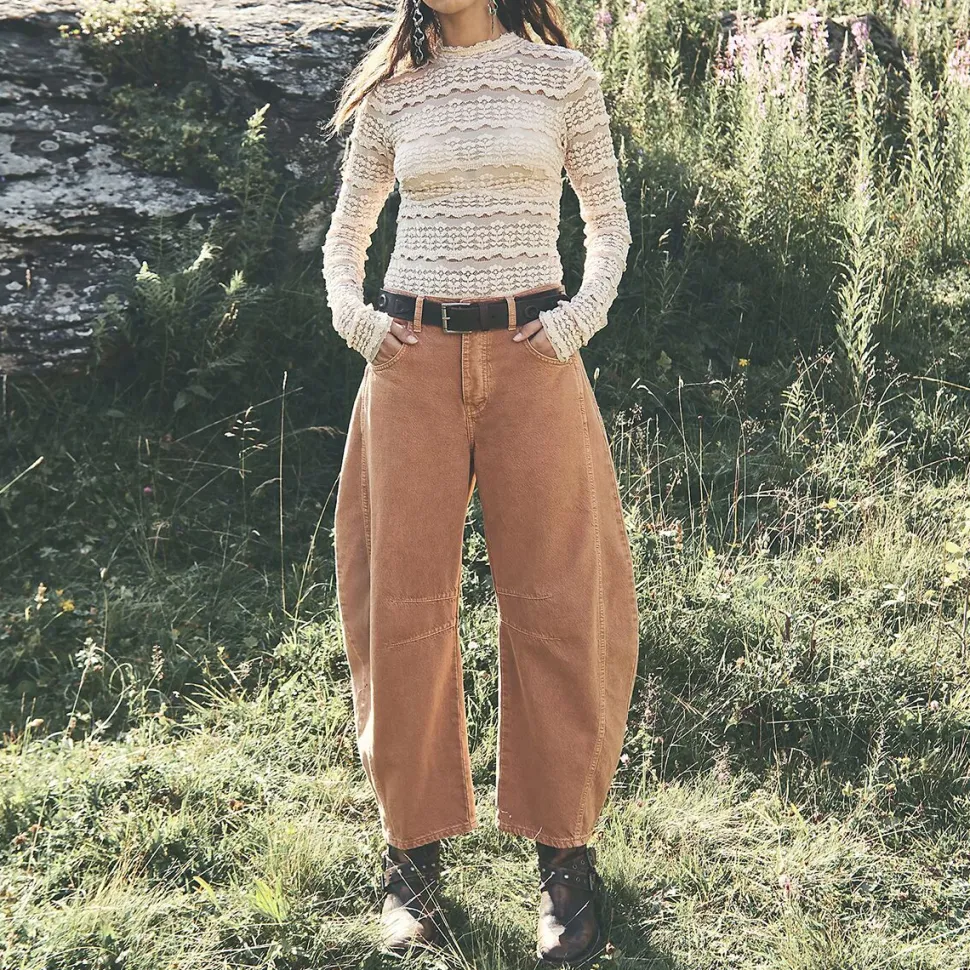 Good Luck Mid Rise Barrel Pant - Women's