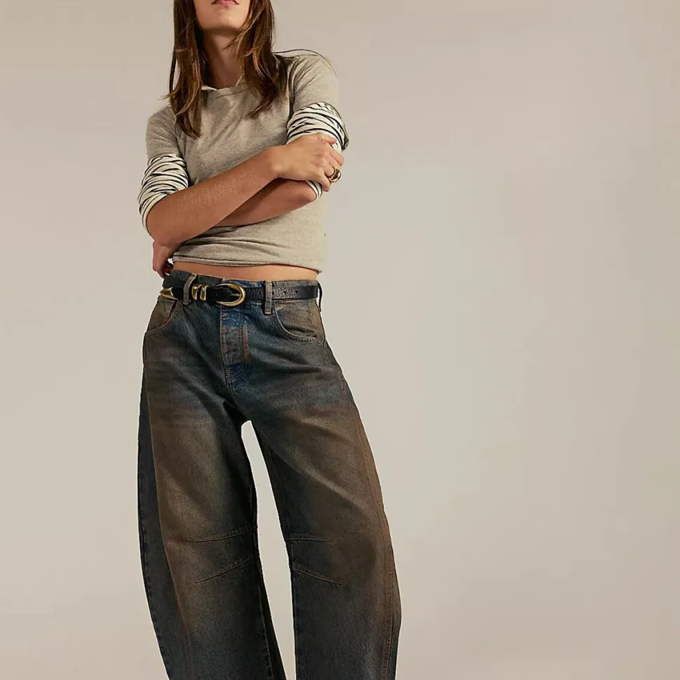 Good Luck Mid Rise Barrel Pant - Women's