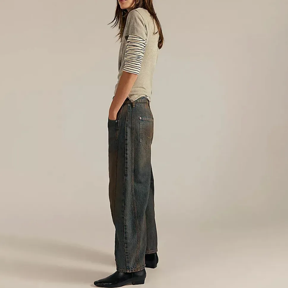 Good Luck Mid Rise Barrel Pant - Women's