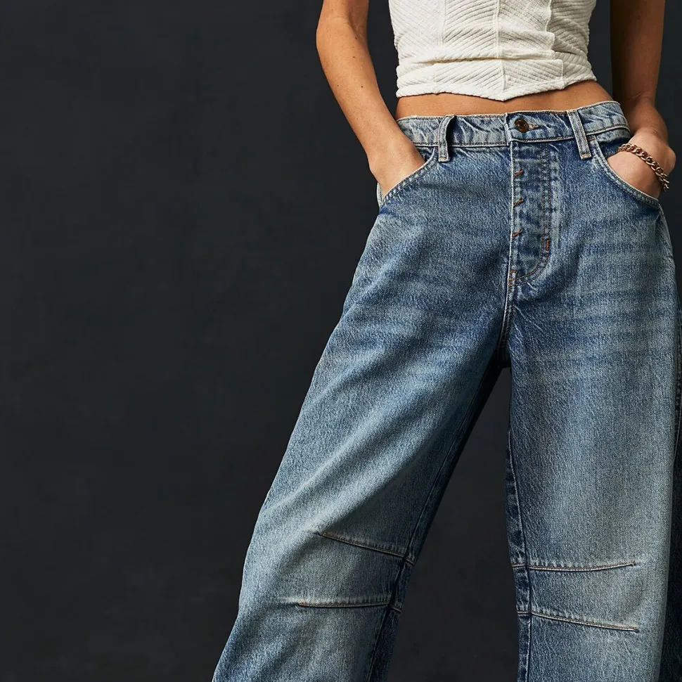 Good Luck Mid Rise Barrel Pant - Women's