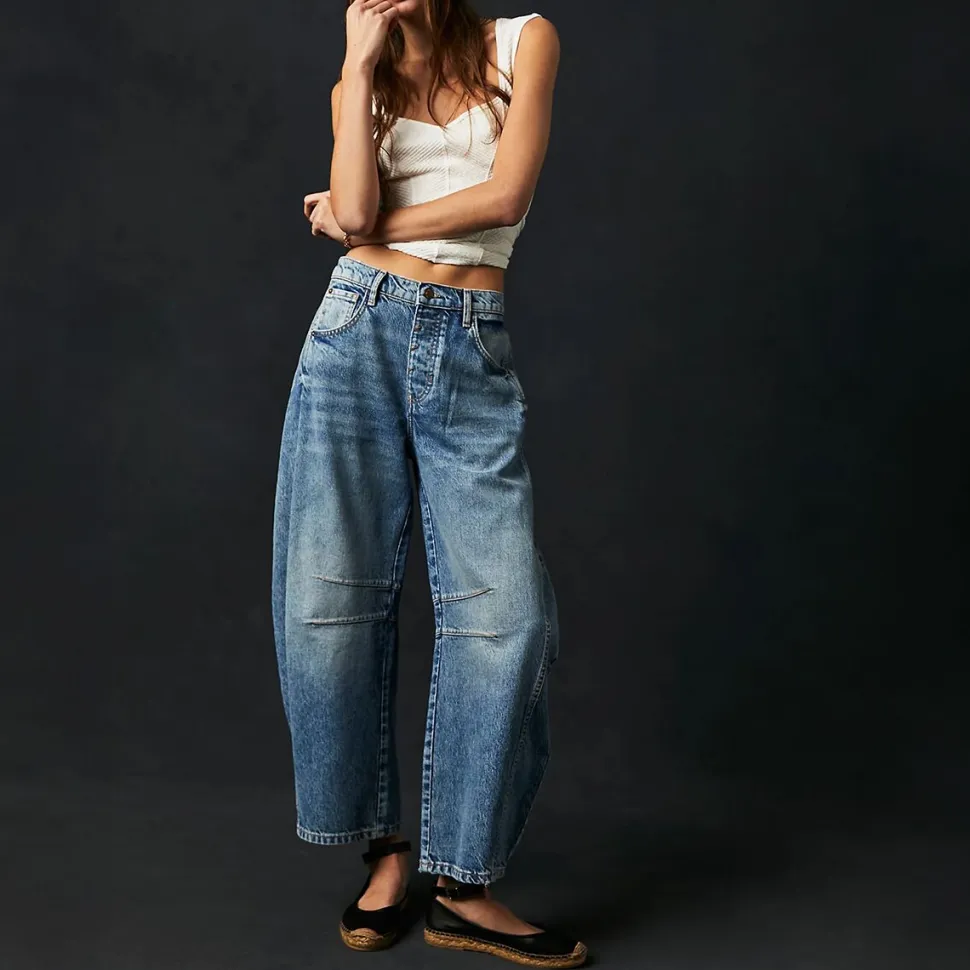 Good Luck Mid Rise Barrel Pant - Women's