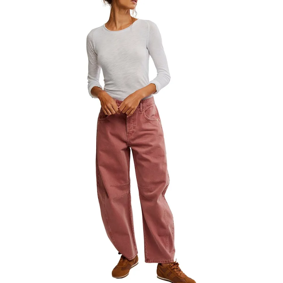 Good Luck Mid Rise Barrel Pant - Women's