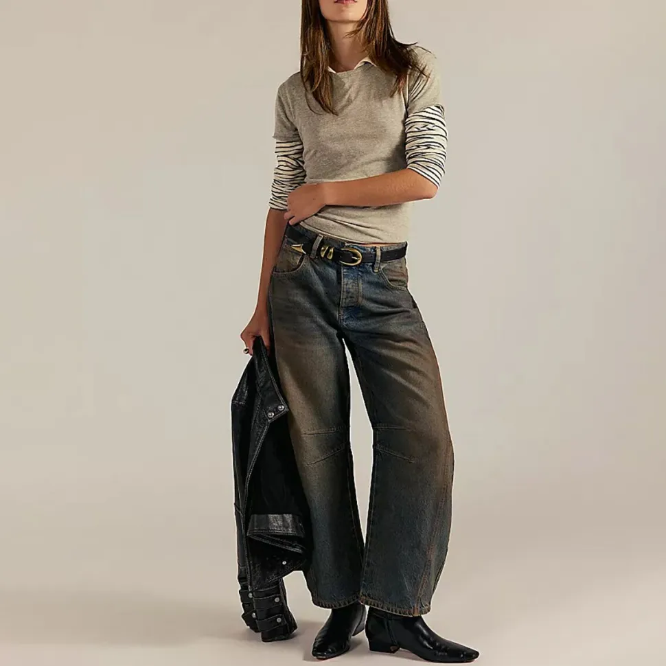 Good Luck Mid Rise Barrel Pant - Women's