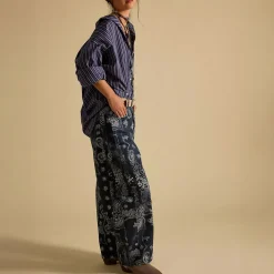 Good Luck Printed Barrel Pant - Women's