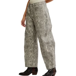 Good Luck Printed Barrel Pant - Women's