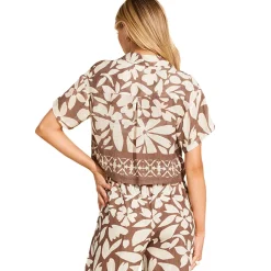 Hana Cropped Shirt - Women's