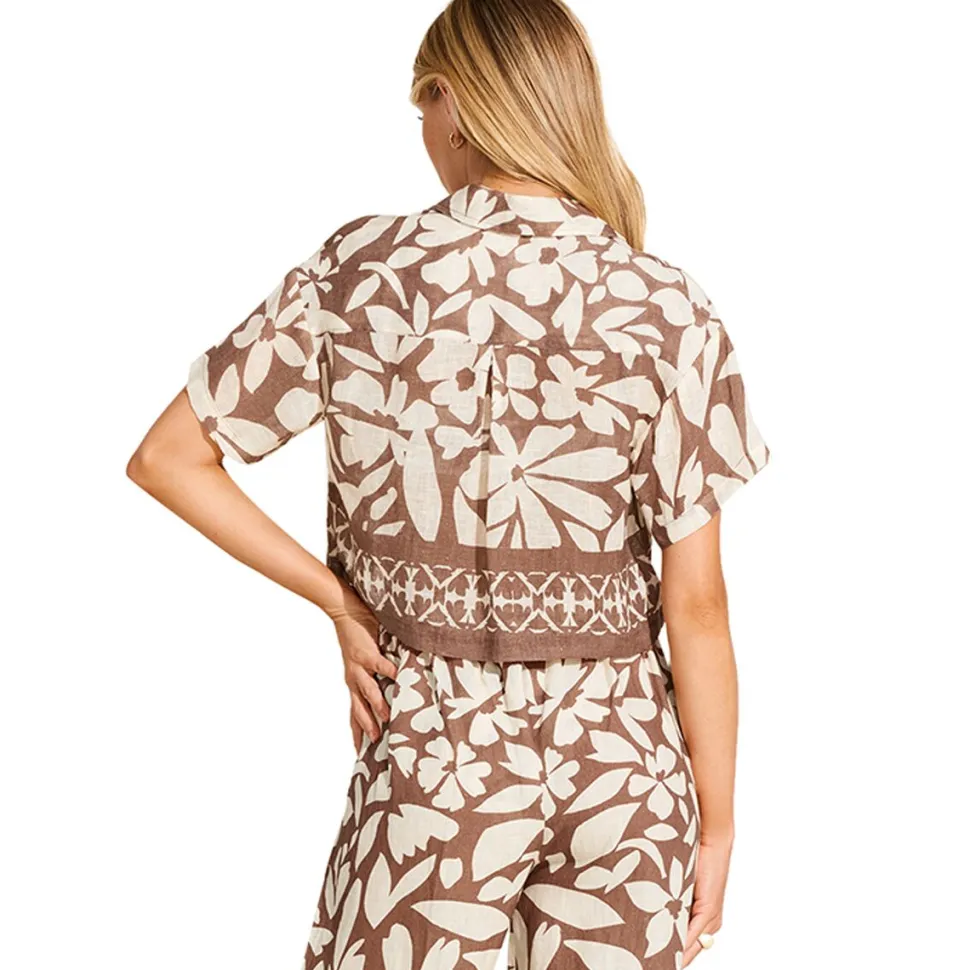 Hana Cropped Shirt - Women's