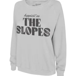 Happiest On The Slopes Sweatshirt - Women's