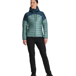Helium Down Hooded Jacket - Women's