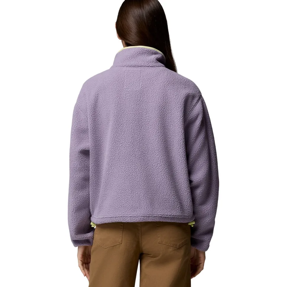 Helvetia II Cropped 1/2-Snap Fleece Pullover - Women's