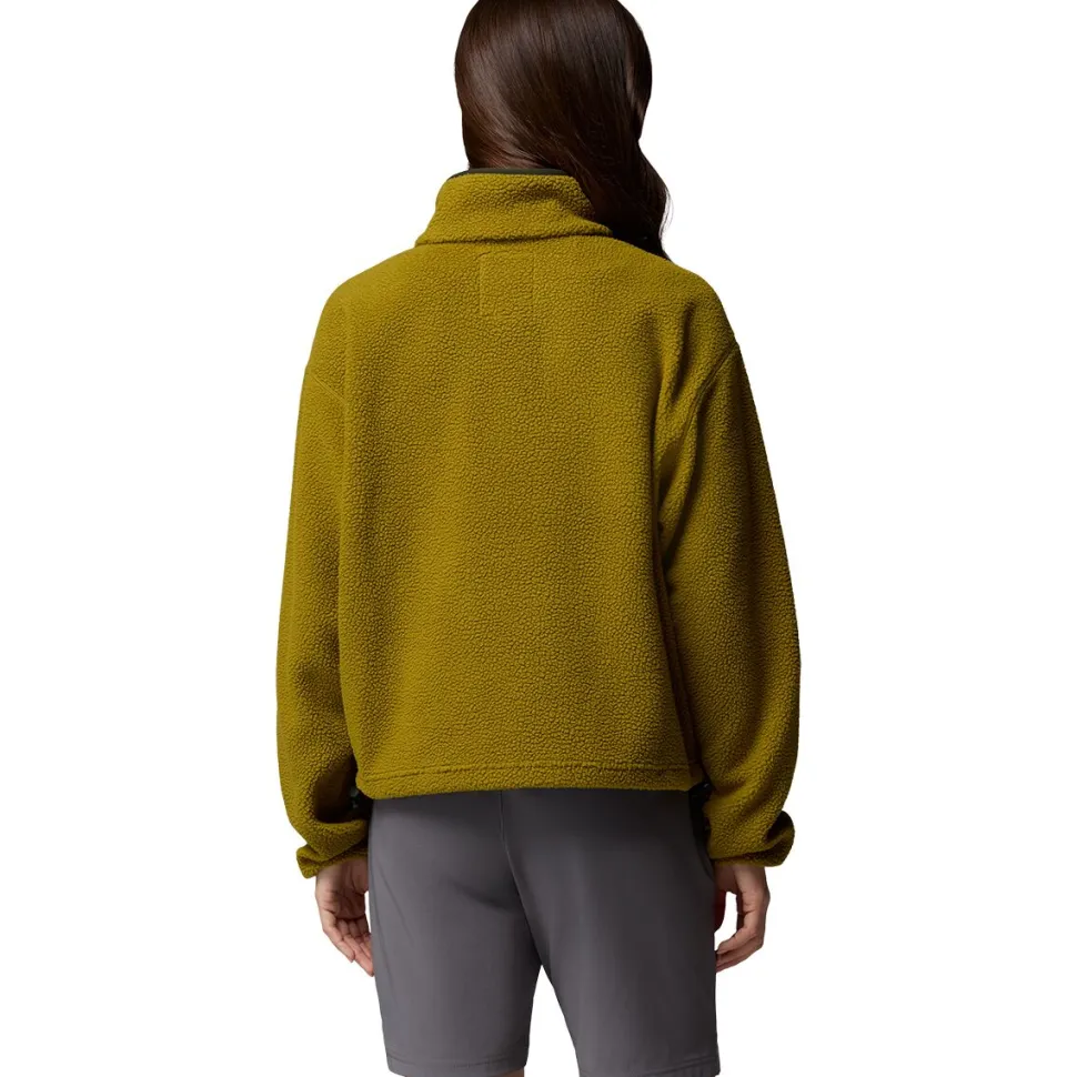 Helvetia II Cropped 1/2-Snap Fleece Pullover - Women's