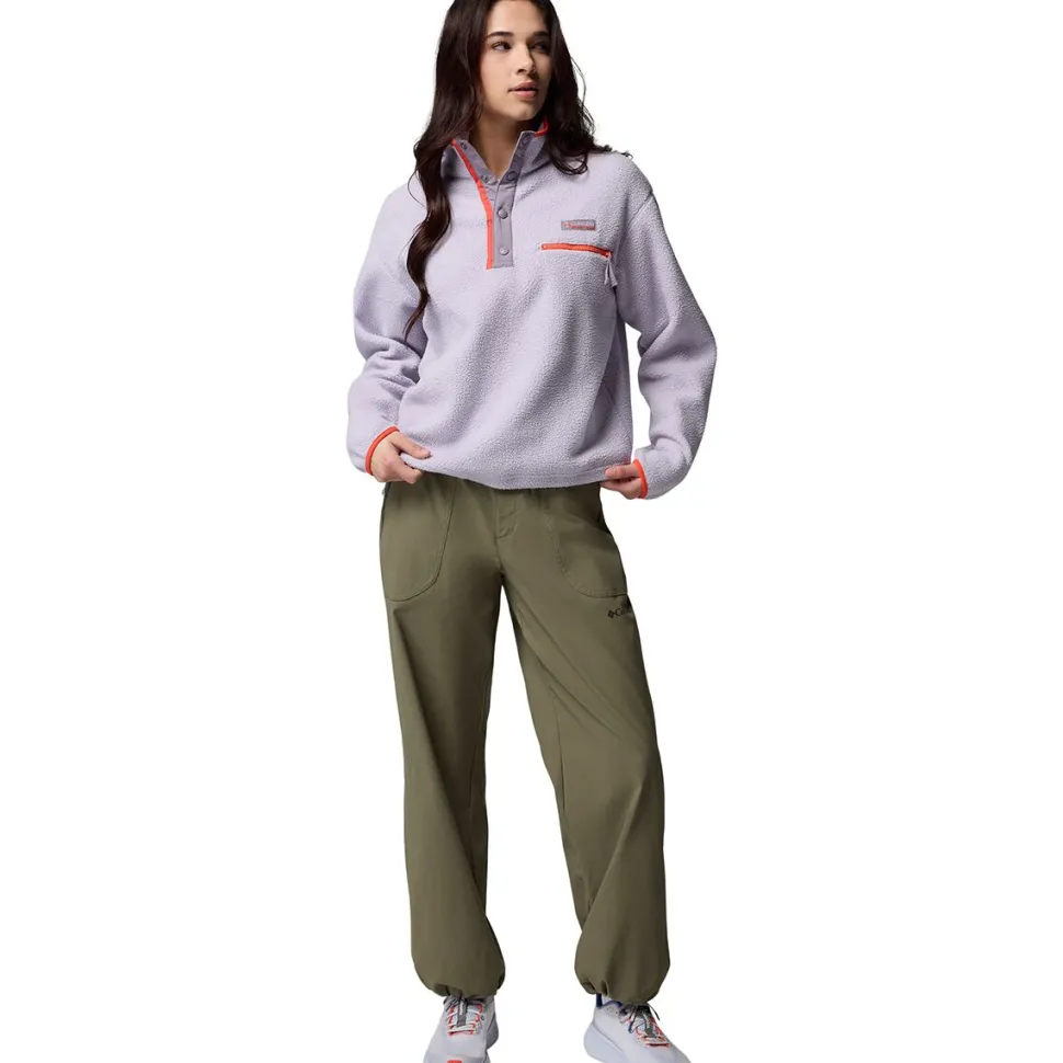 Helvetia II Cropped 1/2-Snap Fleece Pullover - Women's