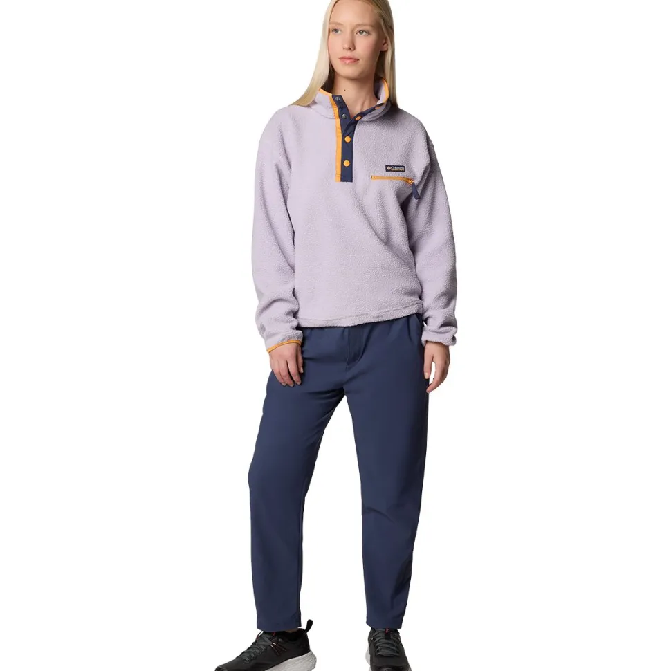 Helvetia II Cropped 1/2-Snap Fleece Pullover - Women's
