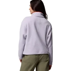 Helvetia II Cropped 1/2-Snap Fleece Pullover - Women's