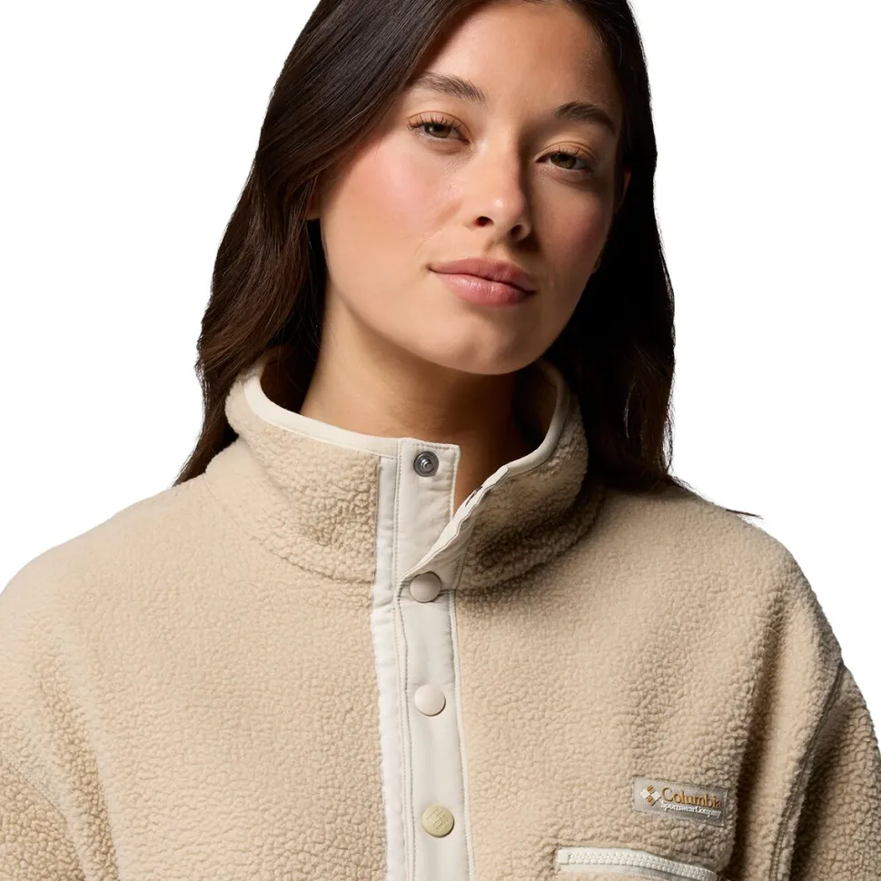 Helvetia II Cropped 1/2-Snap Fleece Pullover - Women's