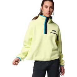Helvetia II Cropped 1/2-Snap Fleece Pullover - Women's