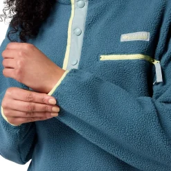 Helvetia II Cropped 1/2-Snap Fleece Pullover - Women's