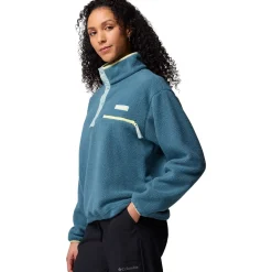 Helvetia II Cropped 1/2-Snap Fleece Pullover - Women's