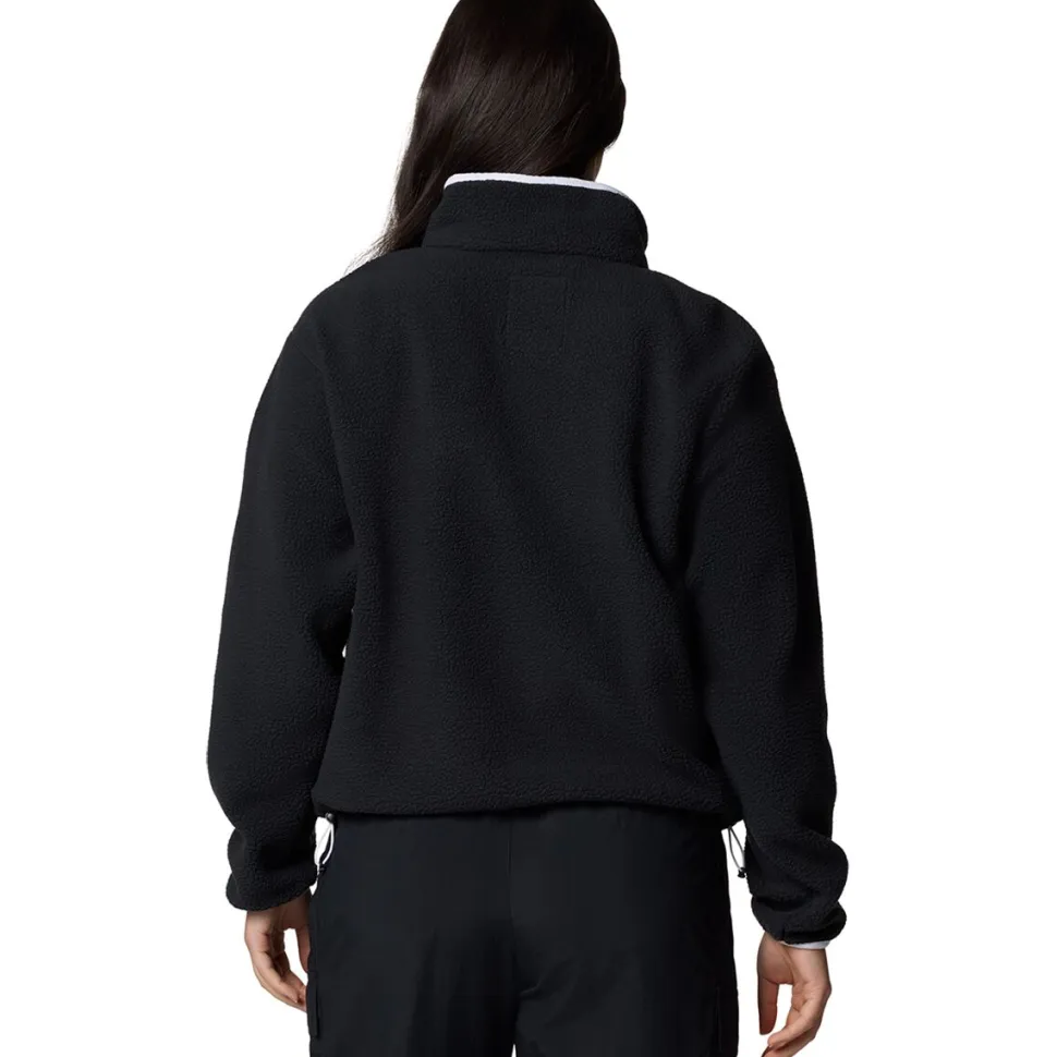 Helvetia II Cropped 1/2-Snap Fleece Pullover - Women's