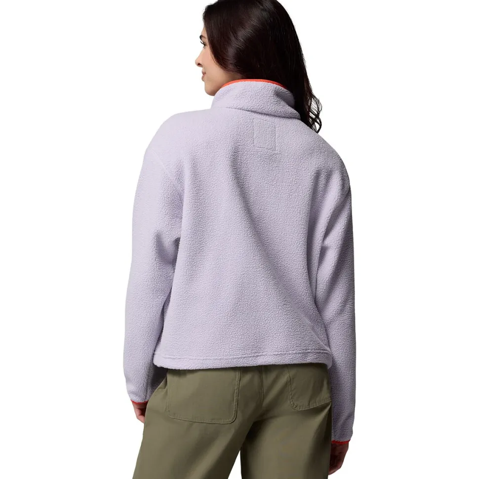 Helvetia II Cropped 1/2-Snap Fleece Pullover - Women's
