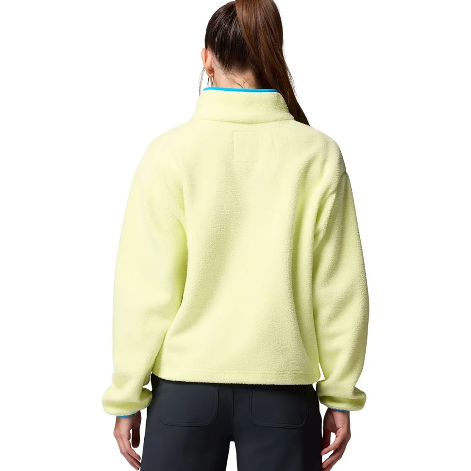 Helvetia II Cropped 1/2-Snap Fleece Pullover - Women's