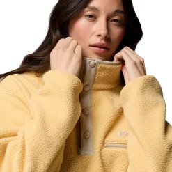Helvetia II Cropped 1/2-Snap Fleece Pullover - Women's