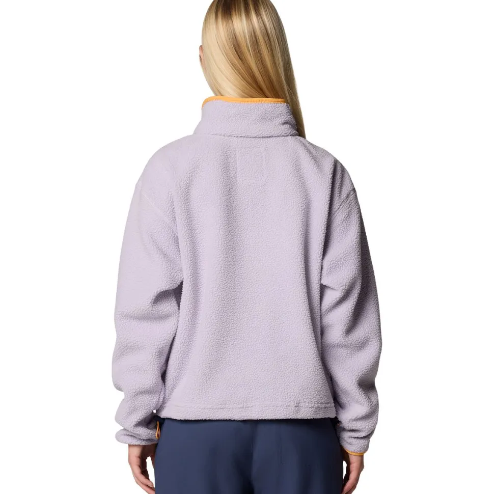 Helvetia II Cropped 1/2-Snap Fleece Pullover - Women's