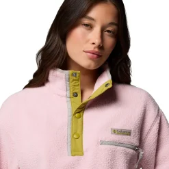 Helvetia II Cropped 1/2-Snap Fleece Pullover - Women's