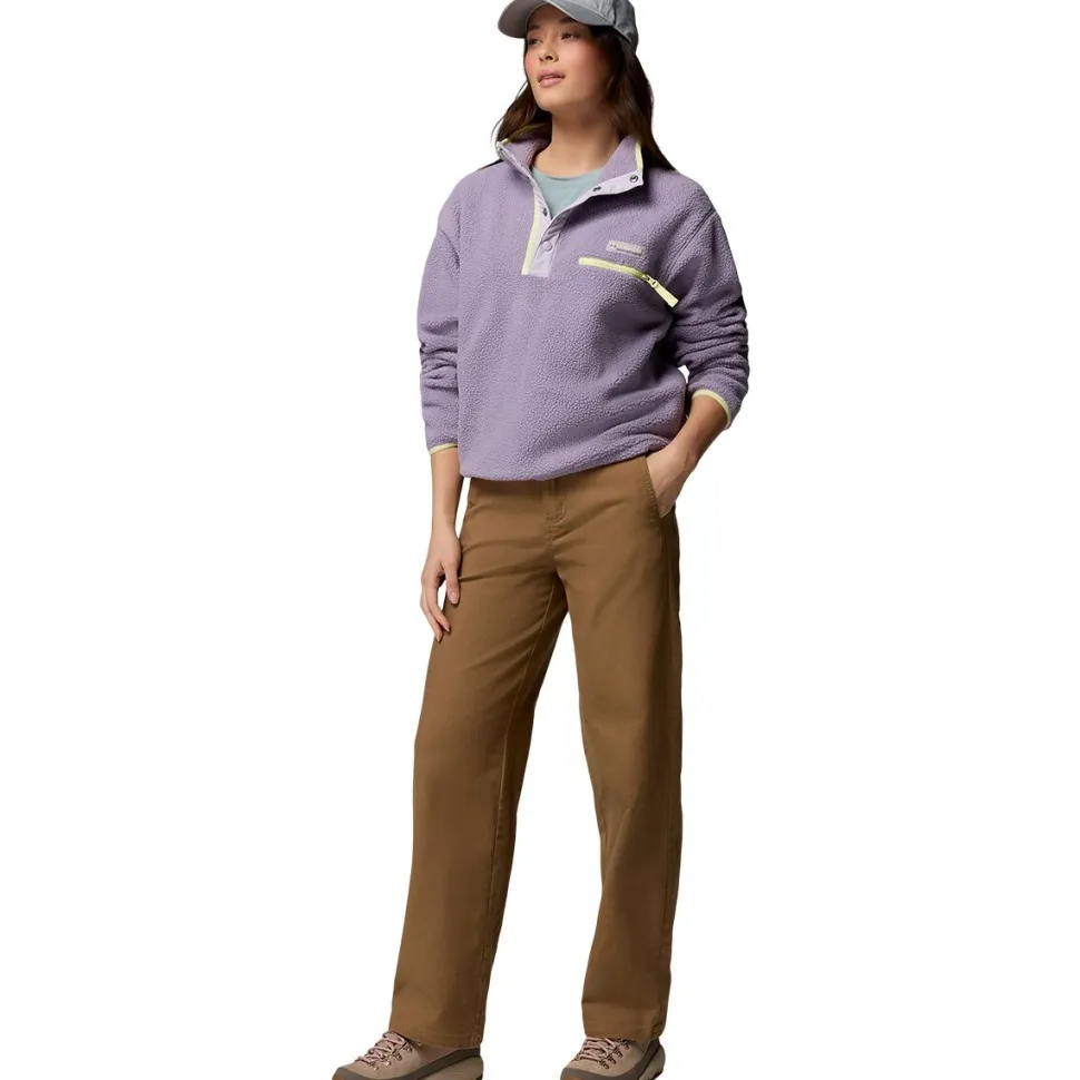 Helvetia II Cropped 1/2-Snap Fleece Pullover - Women's
