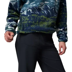 Helvetia II Printed Cropped 1/2-Snap Pullover - Women's