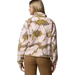 Helvetia II Printed Cropped 1/2-Snap Pullover - Women's