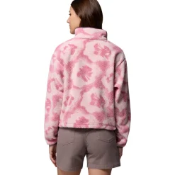 Helvetia II Printed Cropped 1/2-Snap Pullover - Women's